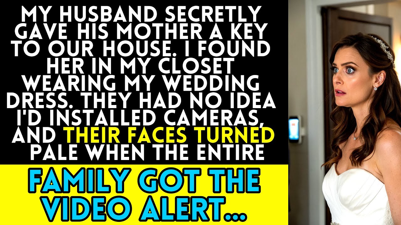 I Caught My Mother-In-Law Wearing My Wedding Dress—She Had a Key, and Cameras Caught Everything