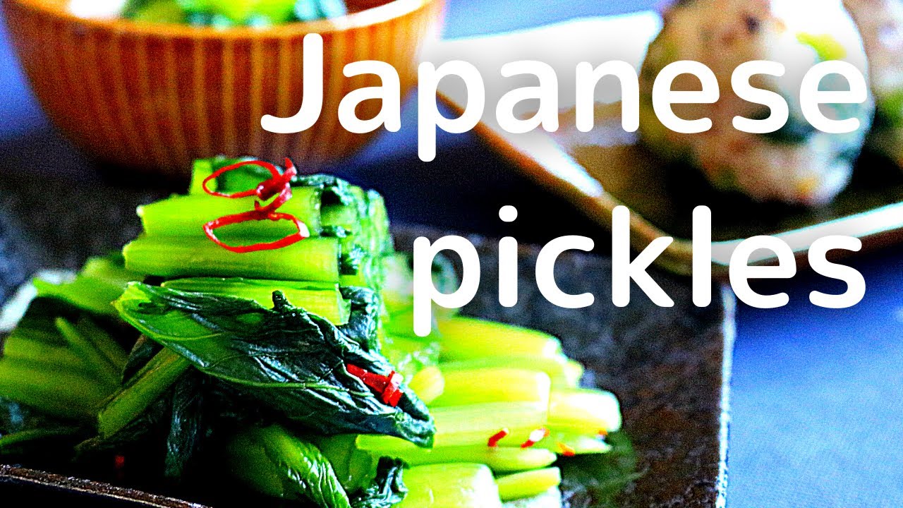 Japanese pickles recipe + onigiri & ochazuke/ Vegan Japanese food/ let