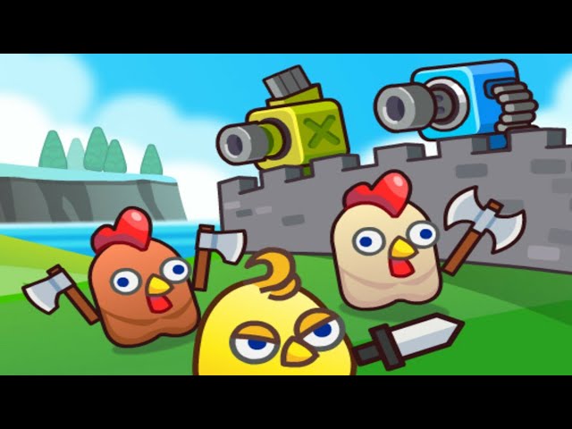 MERGE CANNON: CHICKEN DEFENSE jogo online gratuito em