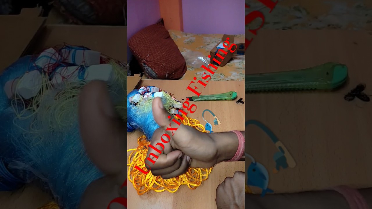 Unboxing Fishing net 🤔 ||सोचा नही था ऐसा जल आयेगा ||#ytshorts #shorts #fishingnet #net #fish