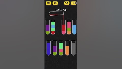 Water Sort Puzzle   level 746 !!! Mobile Cell Phone Game Walkthrough Android / Apple