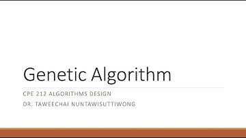 Module 3 - Genetic Algorithm
