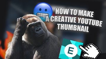 How to make a Youtube thumbnail in Pixlr 2023 ! | speedart tutorial