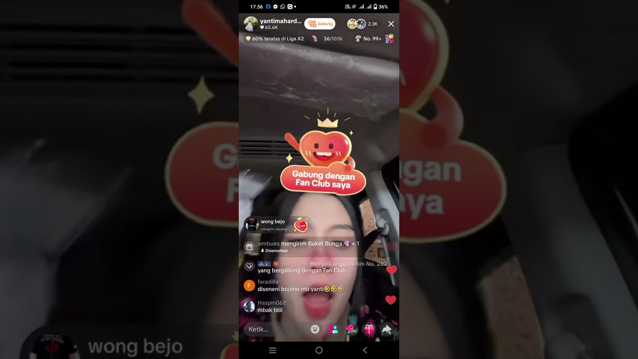YANTI MAHARDIKA LIVE SENDIRI TAPI TETEP DI PANTAU KETUA GERDU EMBUES