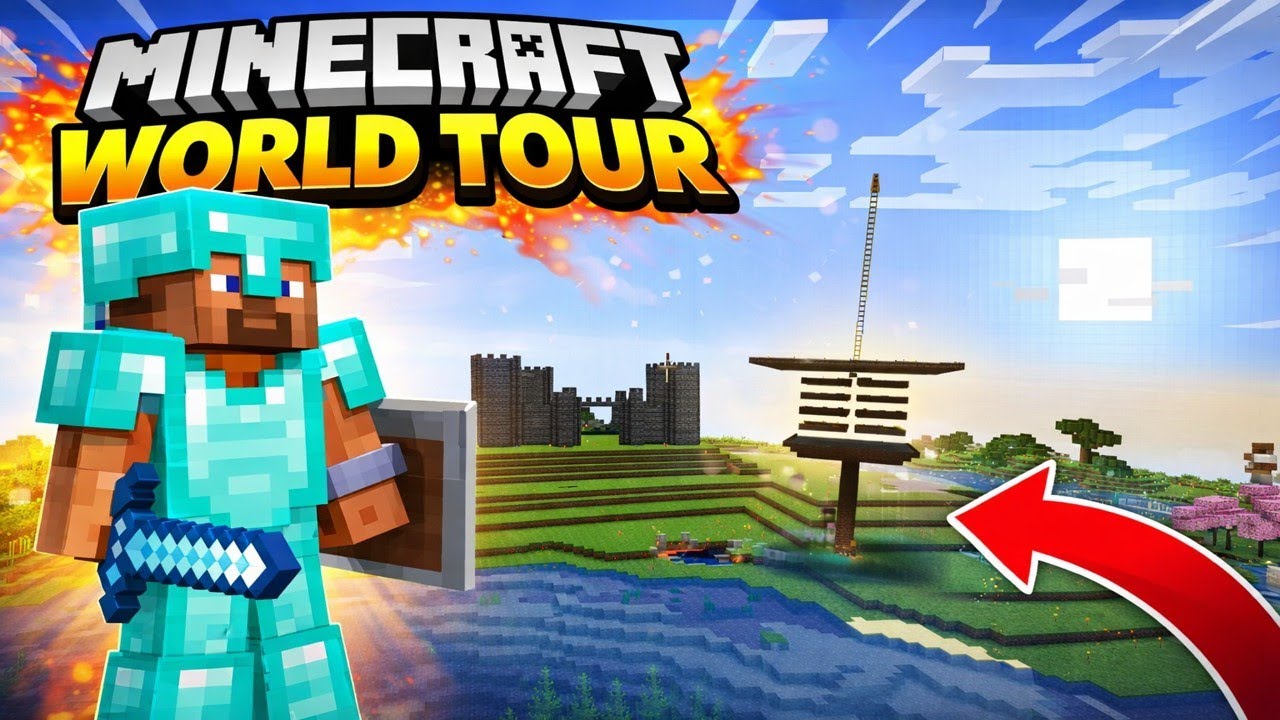 Minecraft Survival World Tour | World Showcase - YouTube