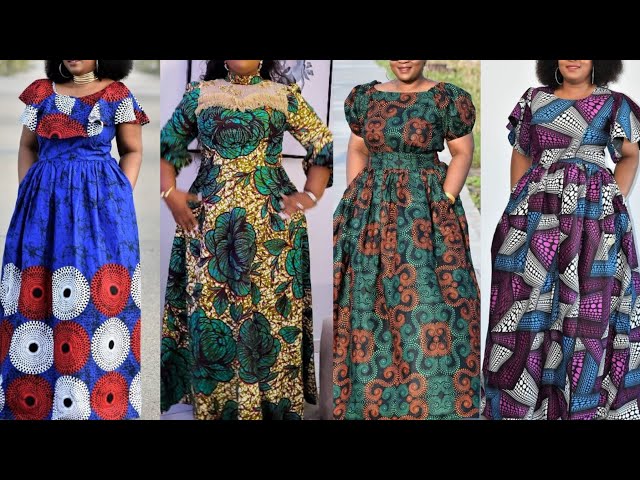 Latest A Shape Long Gown Styles. - Gist94 | Latest ankara gown, Latest  african fashion dresses, Ankara gown styles