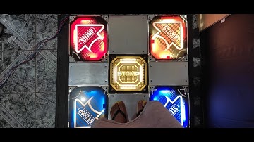 DIY PIU Pad Test LEDs e Sensores