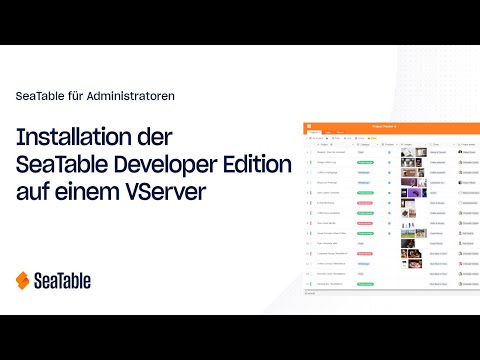 Installation der SeaTable Developer Edition auf einem VServer von Hetzner