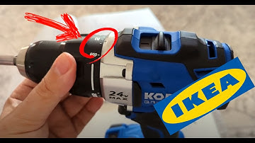Proper Power Drill settings for Ikea Furniture Assembly