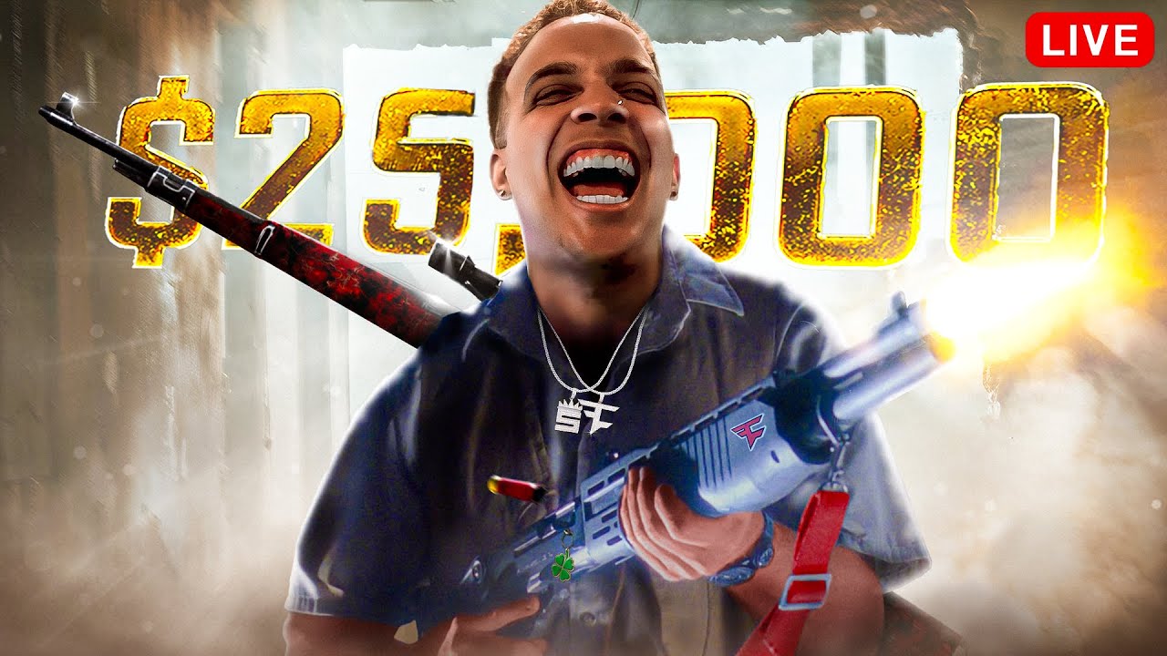 🔴 LIVE - $25,000 WARZONE SHOTGUN/SNIPERS TRIOS TOURNAMENT!