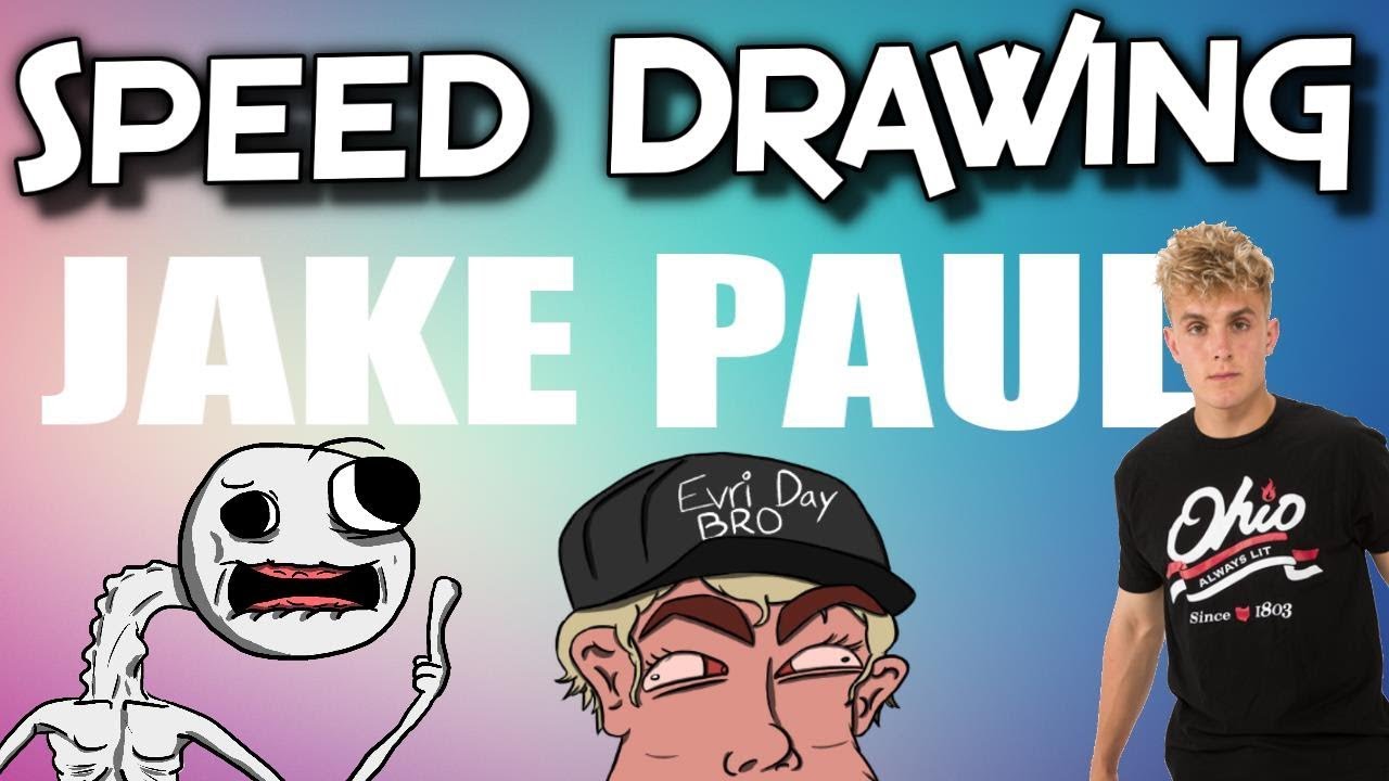 Jake Paul | Speed Drawing - YouTube