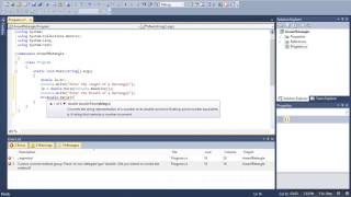Area of Retangle C# Console Application
