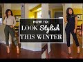 HOW TO LOOK STYLISH THIS WINTER | CASUAL HOLIDAY PARTY OUTFITS + Lookbook