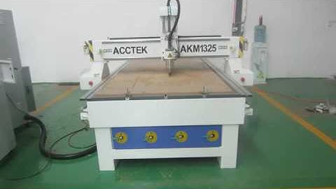 Acctek standard model AKM1325 wood stair engraving machine 3d wood work cnc router