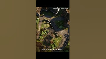 D&D | Medieval Village No Grid | Animated Battle Maps