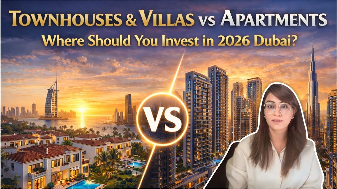 Townhouses & Villas vs Apartments — Where Should You Invest in 2026 Dubai?