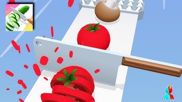 Perfect Slices 🔪🍅🍆 NEW BIG UPDATE! All Levels Gameplay