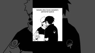 Sasuke loves his personal space #sasunaru #yaoi #sasuke #naruto