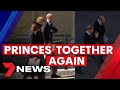 PRINCES TOGETHER AGAIN | Prince William and Prince Harry walk united for the first time in a year