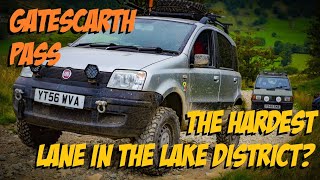 A guide to driving Gatescarth Pass, The Lake District  UK Panda 4x4