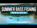 SUMMER BASS FISHING – Understanding BASS MOVEMENT in the SUMMER  ☀️🥵