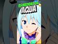Medidas da Aqua #anime #konosuba