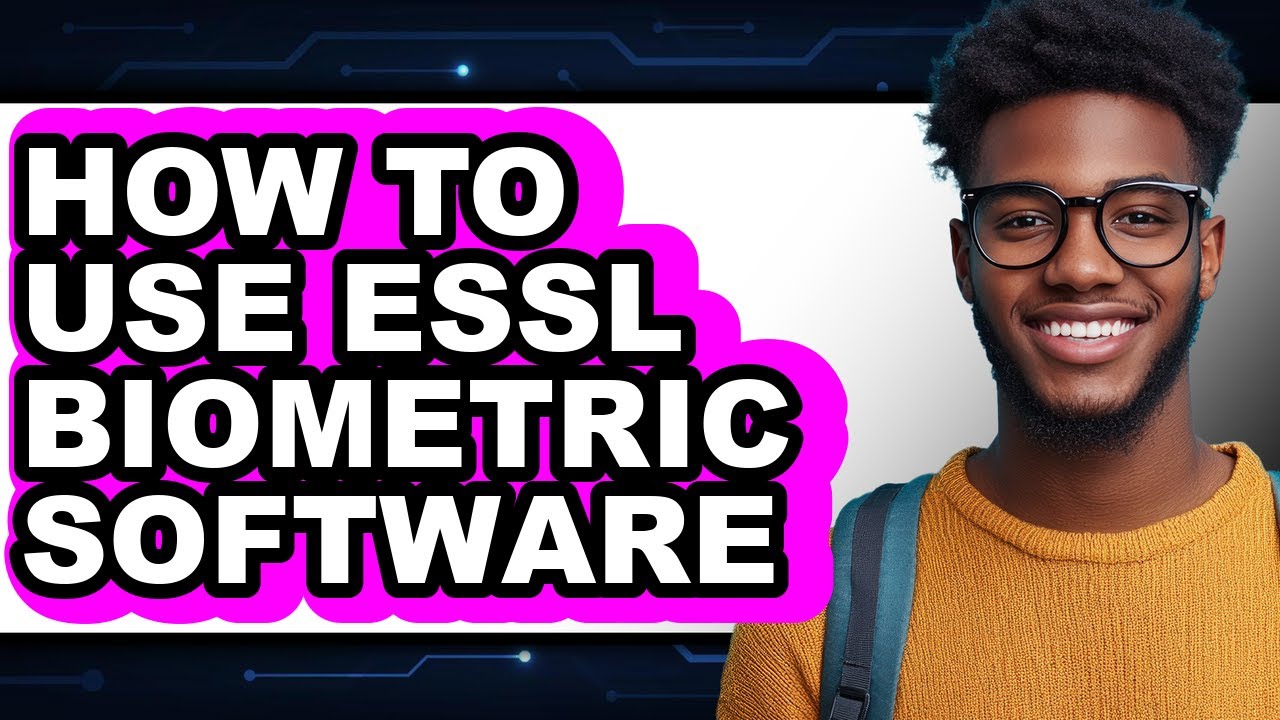 How to Use Essl Biometric Software (full Guide) - YouTube