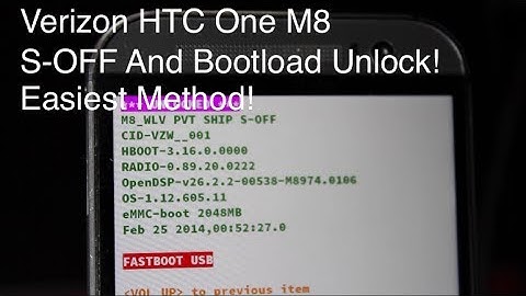 Verizon HTC One M8 S-Off and Bootloader Unlock [Easiest Method]