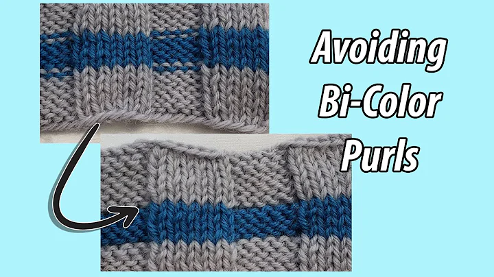 How to Avoid Bi-Color Purls in Knitting
