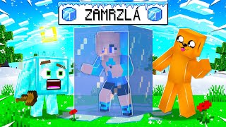 🧊ZAMRZLA JSEM DO KOSTKY LEDU V MINECRAFTU! 😱😨