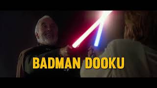 Duel on Geonosis but it’s Badman Dooku