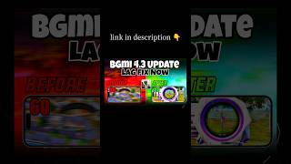 4.3 UPDATE LAG FIX 🔥 #bgmi #bgmilagfix #bgmishorts