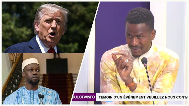 Je suis fier de la réponse d'Ousmane Sonko à l'ambassade des USA