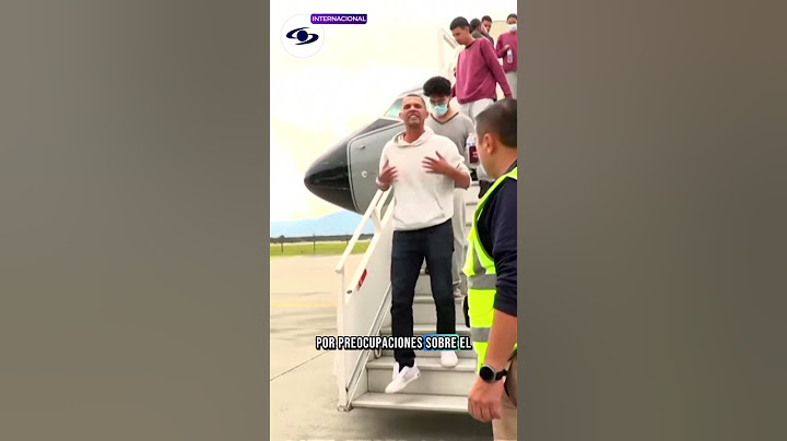 Colombianos deportados por EEUU llegan a Bogotá tras crisis con Trump