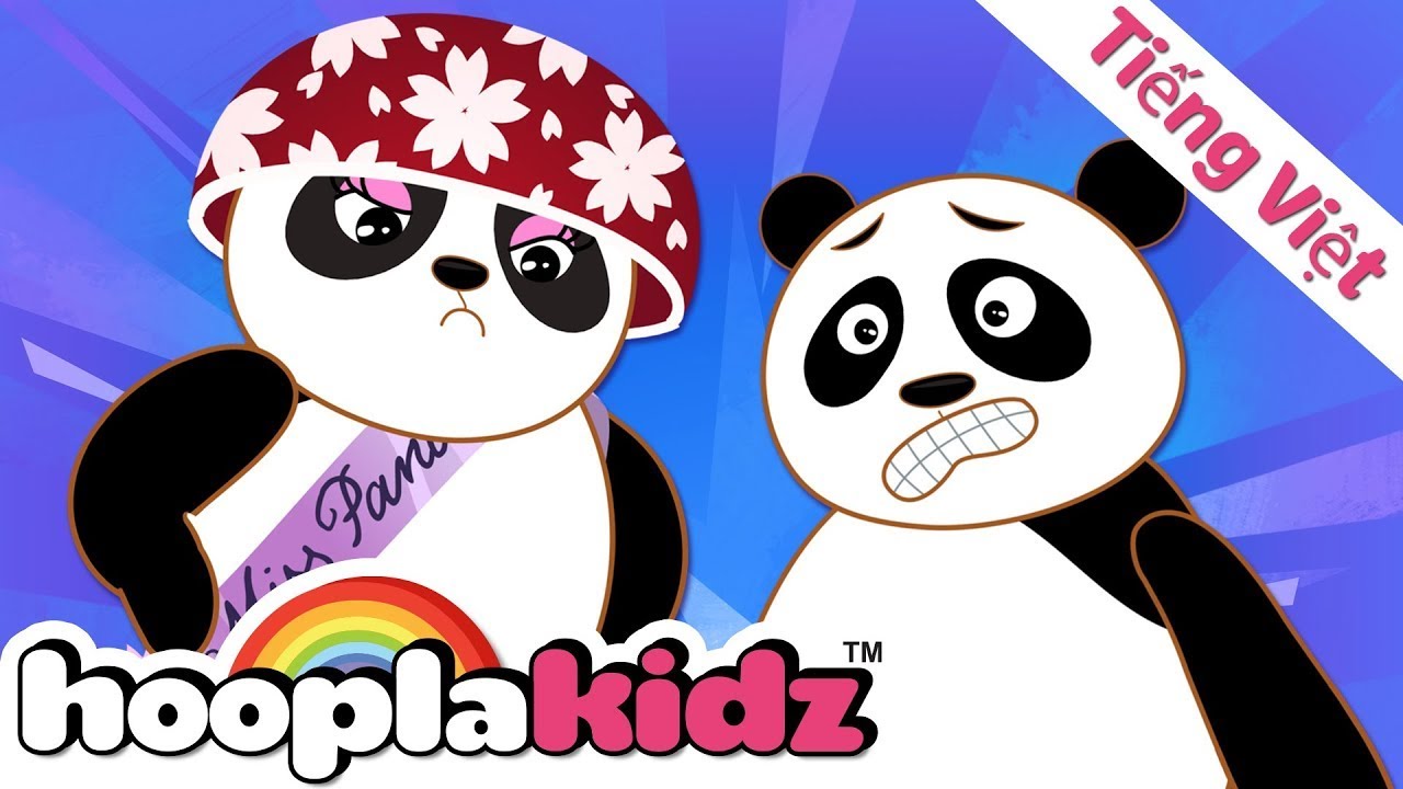 ⁣HooplaKidz Tiếng Việt | Gia đình Panda Finger | Bài Hát Thiếu Nhi