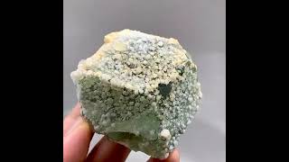Video preview: Green Fluorite with Calcite — Fujian, China · 8 cm | Natural Mineral Specimen