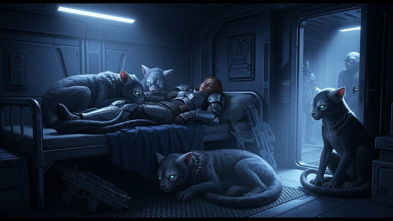 Predator Cubs Surrounded the Human’s Bed — No Guard Dared to Approach That Night | HFY | Sci-Fi