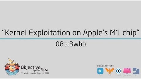 OBTS v4.0: "Kernel Exploitation on Apple