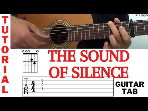 The Sound Of Silence Simon Gurfunkel Guitar Youtube