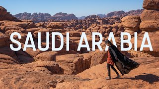 SAUDI ARABIA road trip | American female traveler visits KSA screenshot 1