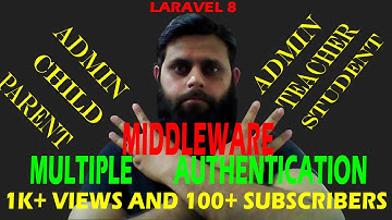 how to use multiple Authentication in Laravel 8  using Middleware |mutli auth |Multi auth Laravel 8