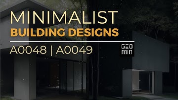 Geometric Minimalist Architecture | A048 | A049 #minimalism #minimalist #architecture #design