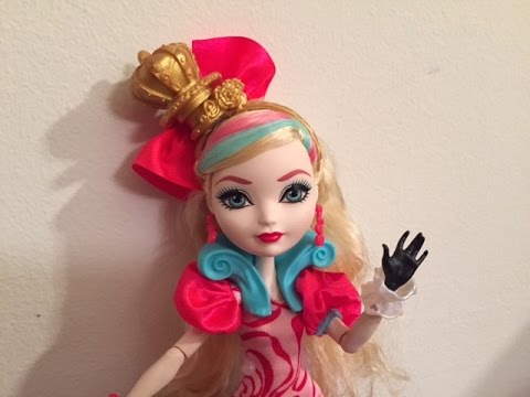 Way Too Wonderland Apple White Doll Review [EVER AFTER HIGH] - YouTube