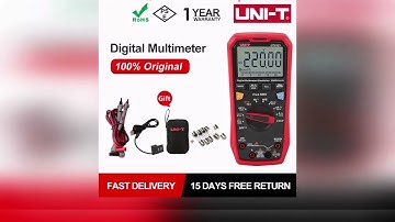 #UNI-T Professional Multimeter Digital UT61E+ UT61D+ UT61B+ DC AC 1000V 60mF/220 mF Capacitance T