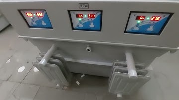 SERVOSINE 100Kva Three Phase Oil Cooled Servo Voltage Stabilizer ready to dispatch.