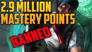 Riot Games Threatens To Perma Ban Highest Mastery Points Singed (League of Legends)