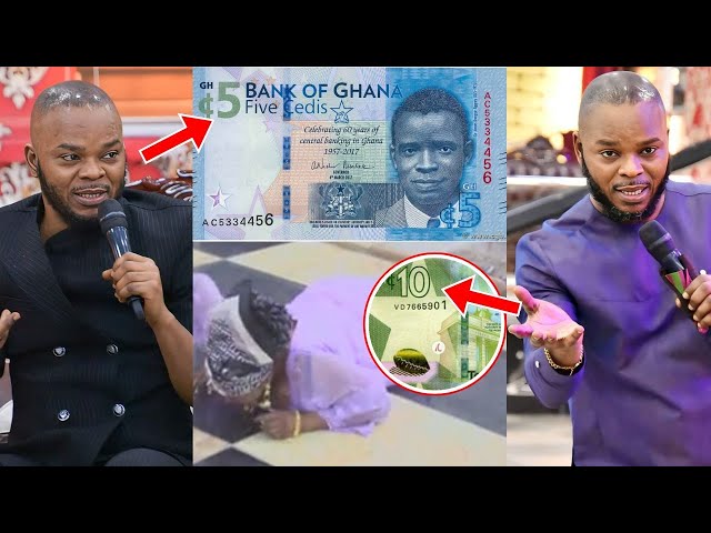 Eii- Obinim Rejected Gh5 & Gh10 as Offering at his Church. Damand Gh100 or Gh200. Issue W@rning class=
