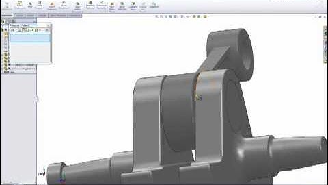 Solidworks Assembly Tutorial - 1 cylinder engine pt2