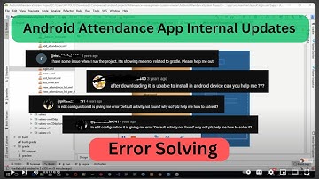 Android Attendance System App Source Code Internal Update 2023