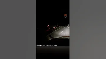 Trucker hits bobtail that is going slow with flashing lights